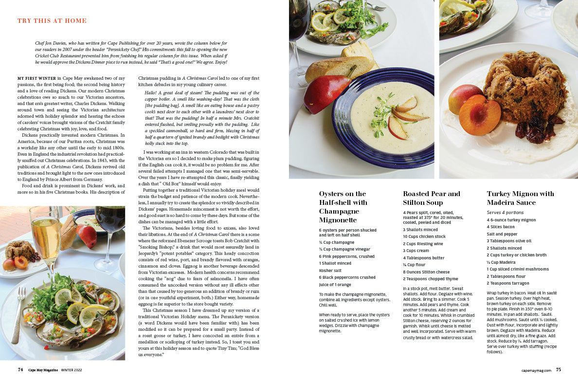 Try This at Home is a Dickens inspired feast