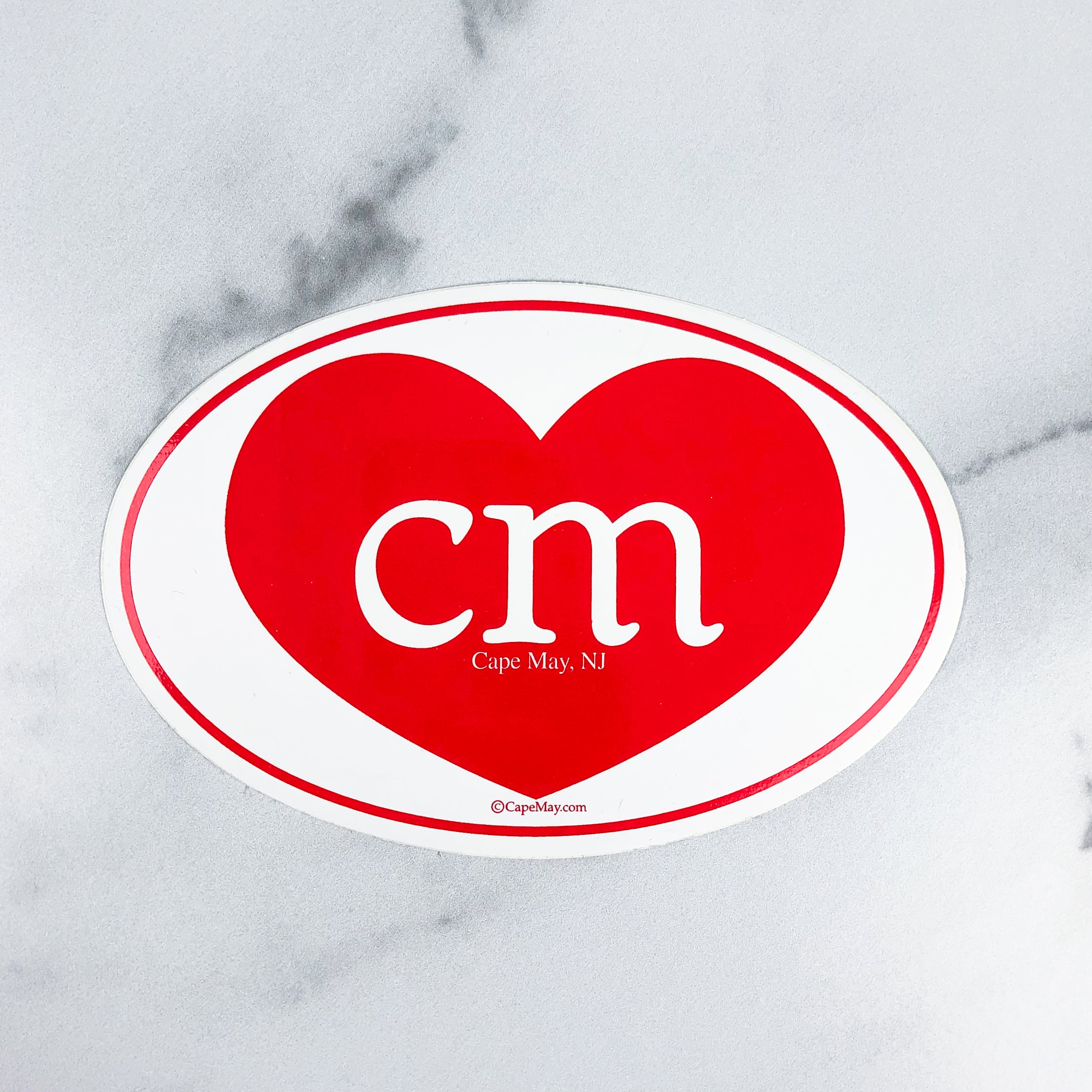 The Love Cape May Sticker